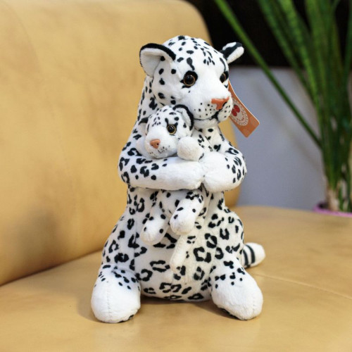 Мягкая игрушка Леопард с детенышем DW303007808W